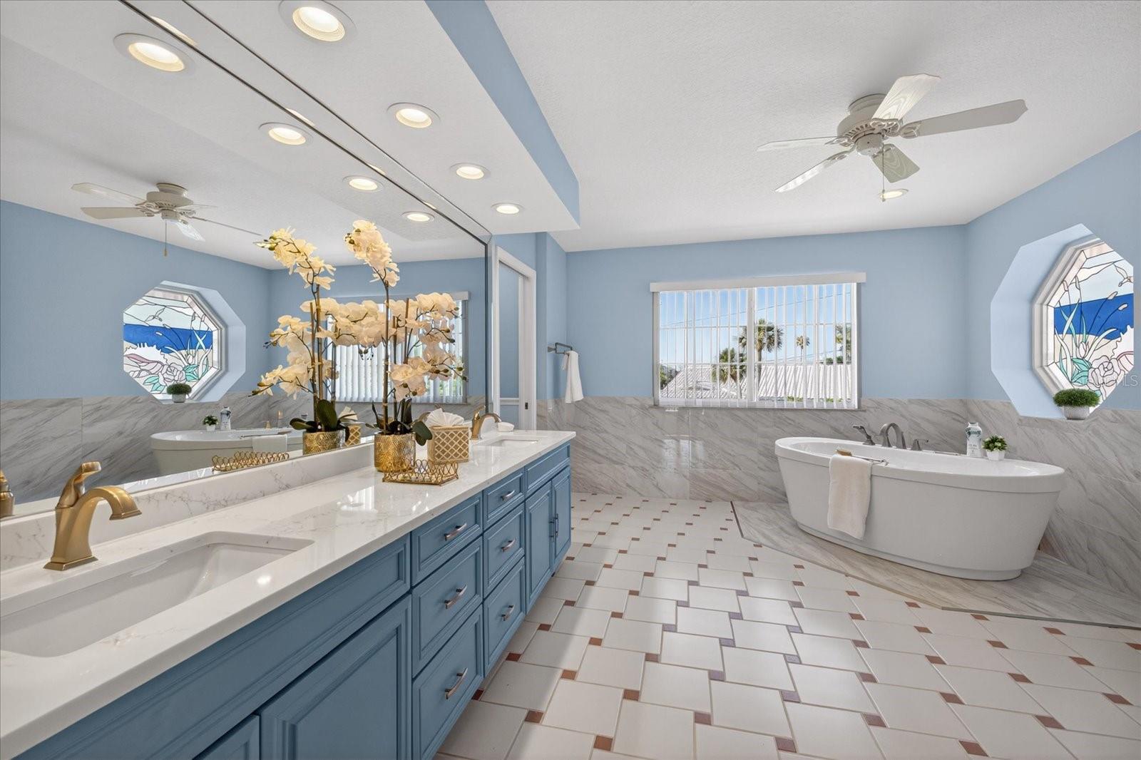 Master bathroom