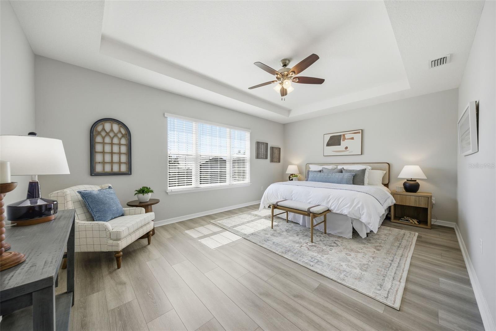 huge primary suite