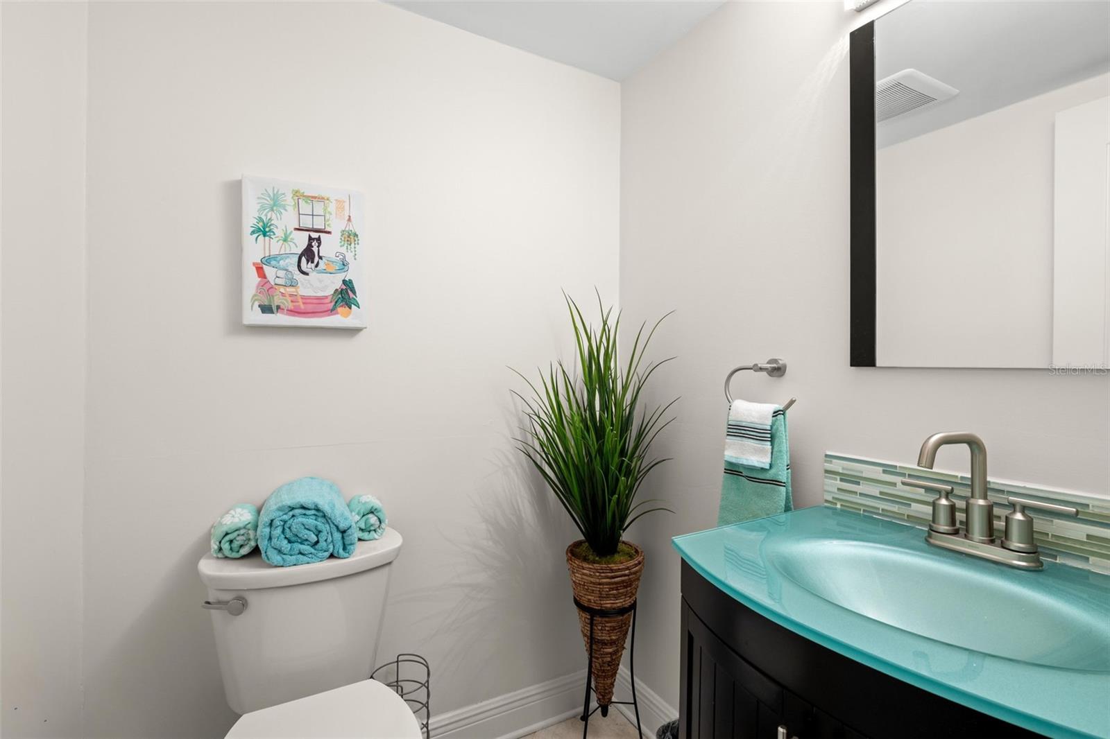 main floor half bath