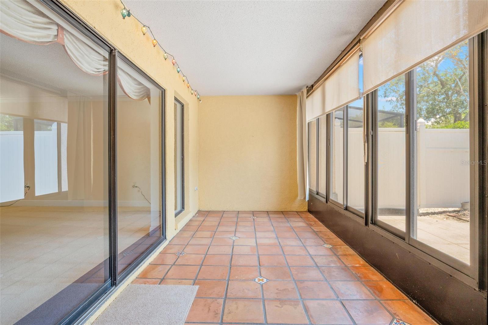 enclosed rear lanai