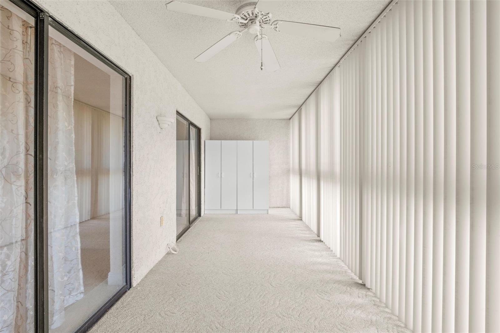 upstairs enclosed lanai