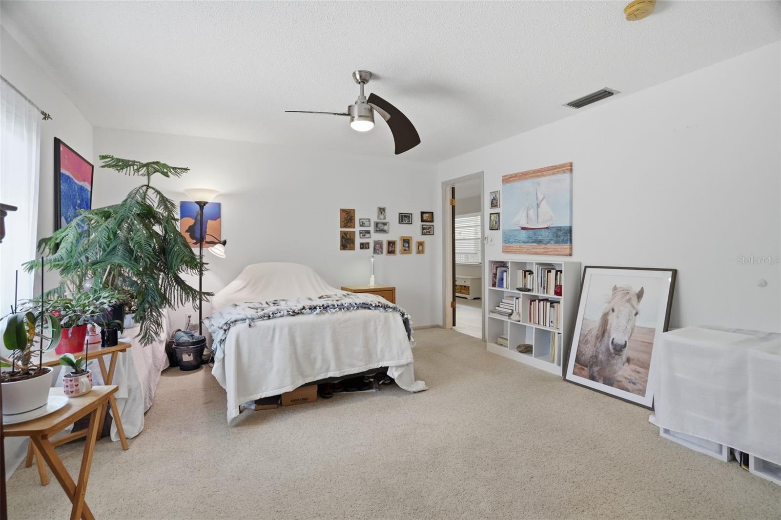 Large Primary Bedroom with 2 closets and ensuite bath