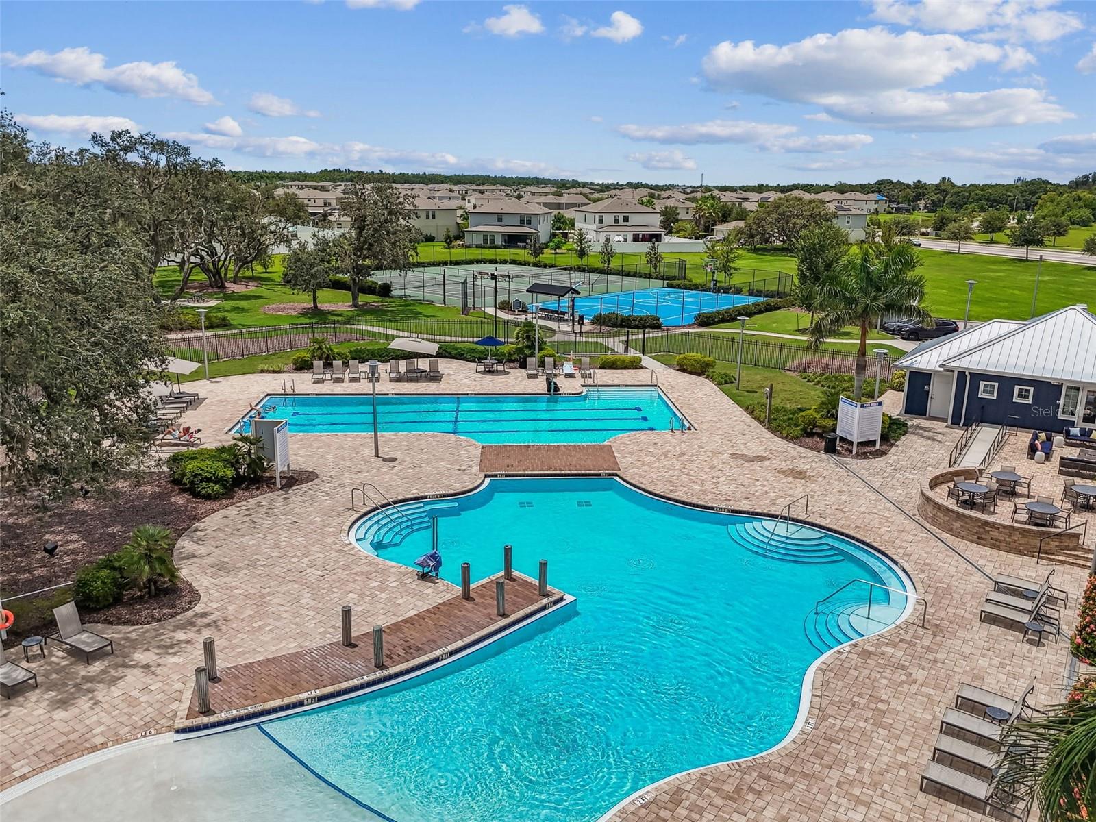 Resort-style Pool with Lap Lanes...