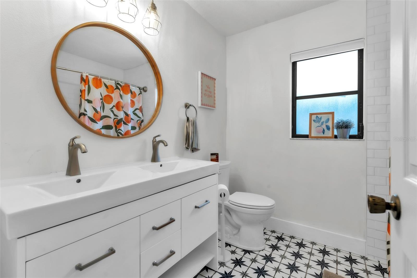 Updated guest bathroom