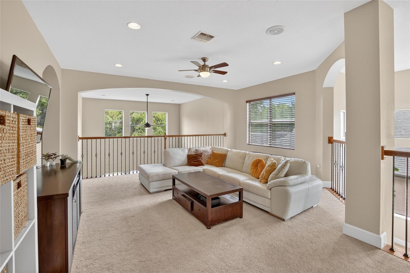 large loft/second living area