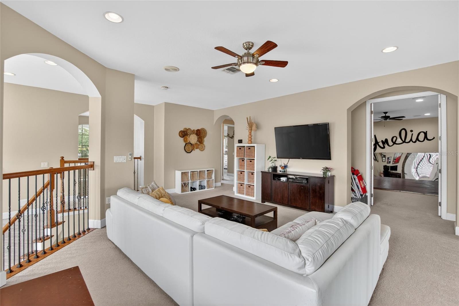 large loft/second living area
