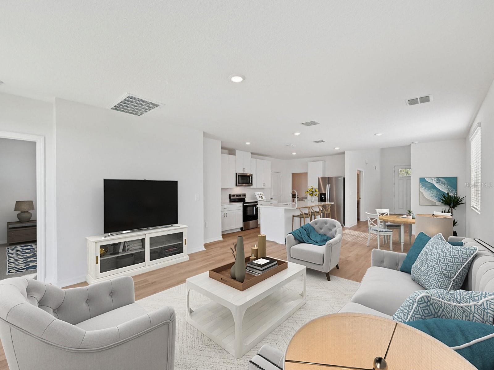 Interior photos are not of the actual home but are photos of the builder home with same floorplan with similar interior finishes and features. Photo uses virtual staging.