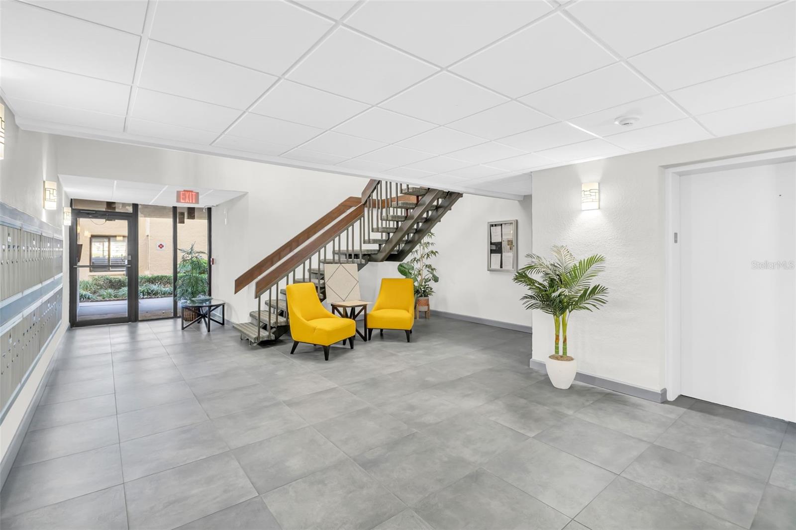 Entry Way with Elevators