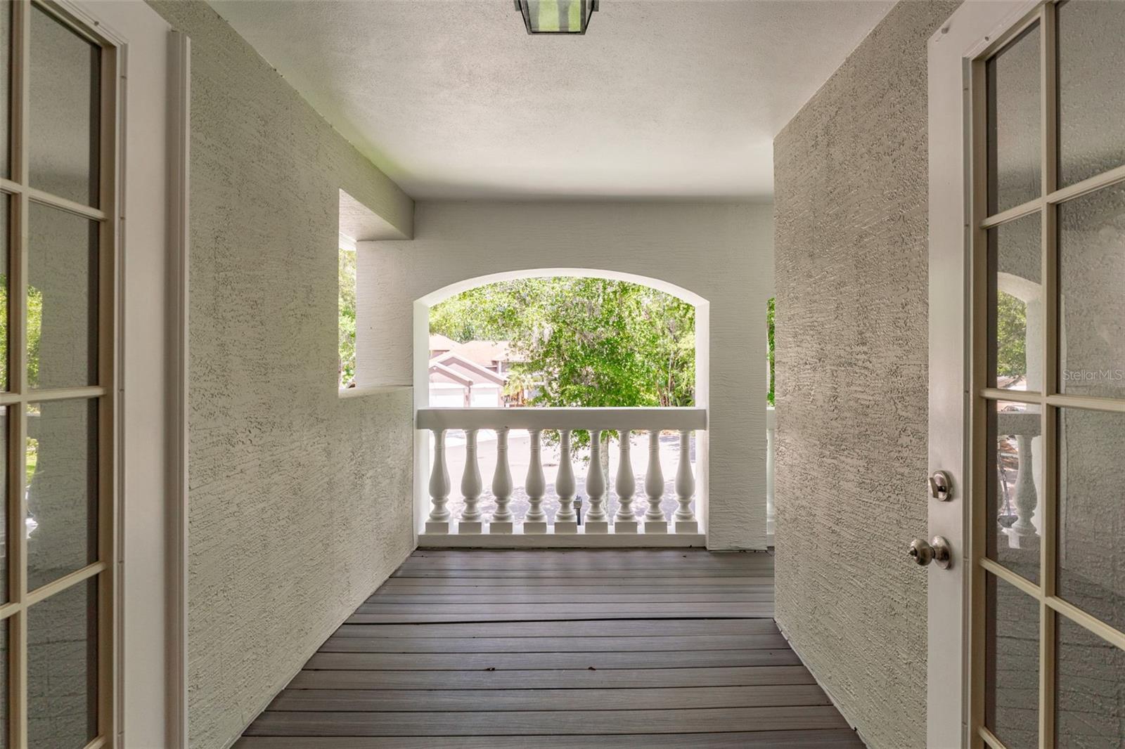 Front balcony