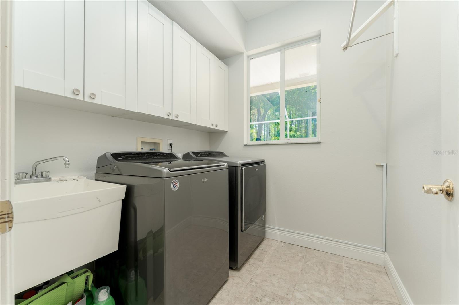 laundry room with sink