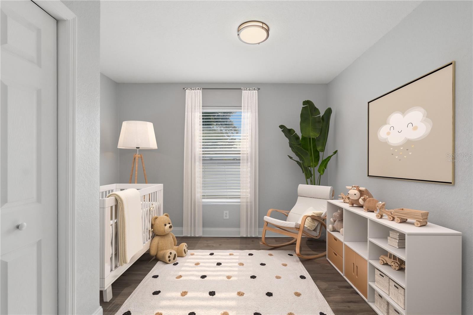 Bedroom 3 - Virtually Staged