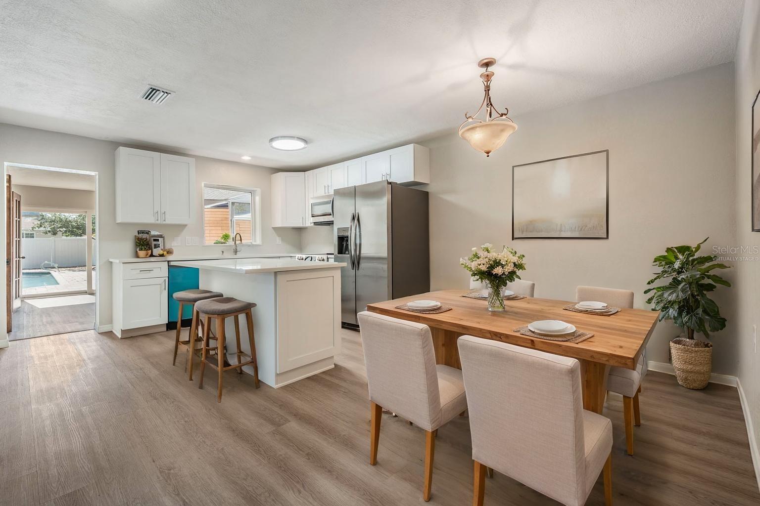 Virtually Staged Kitchen