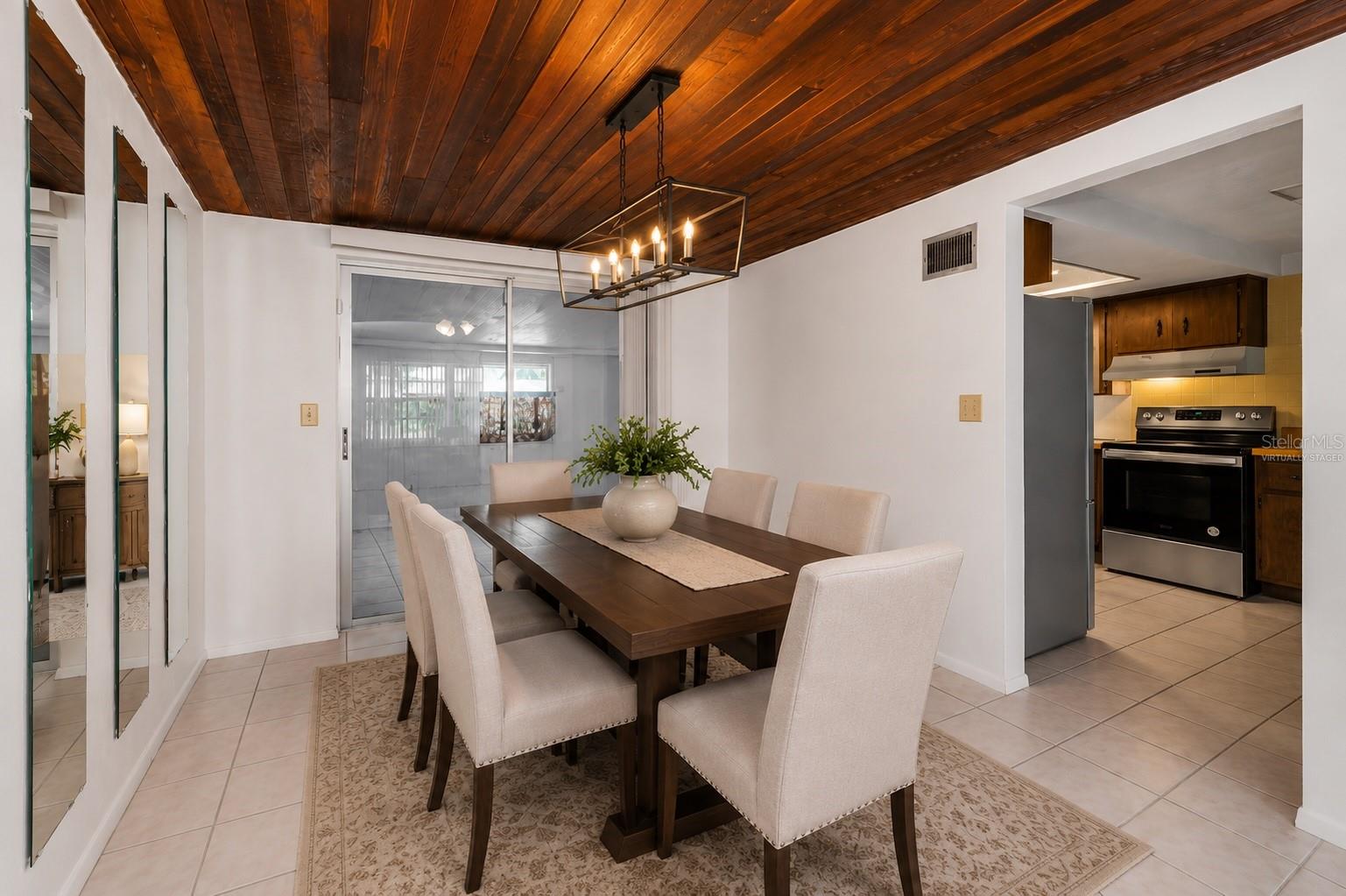 Virtually Staged Dining Room