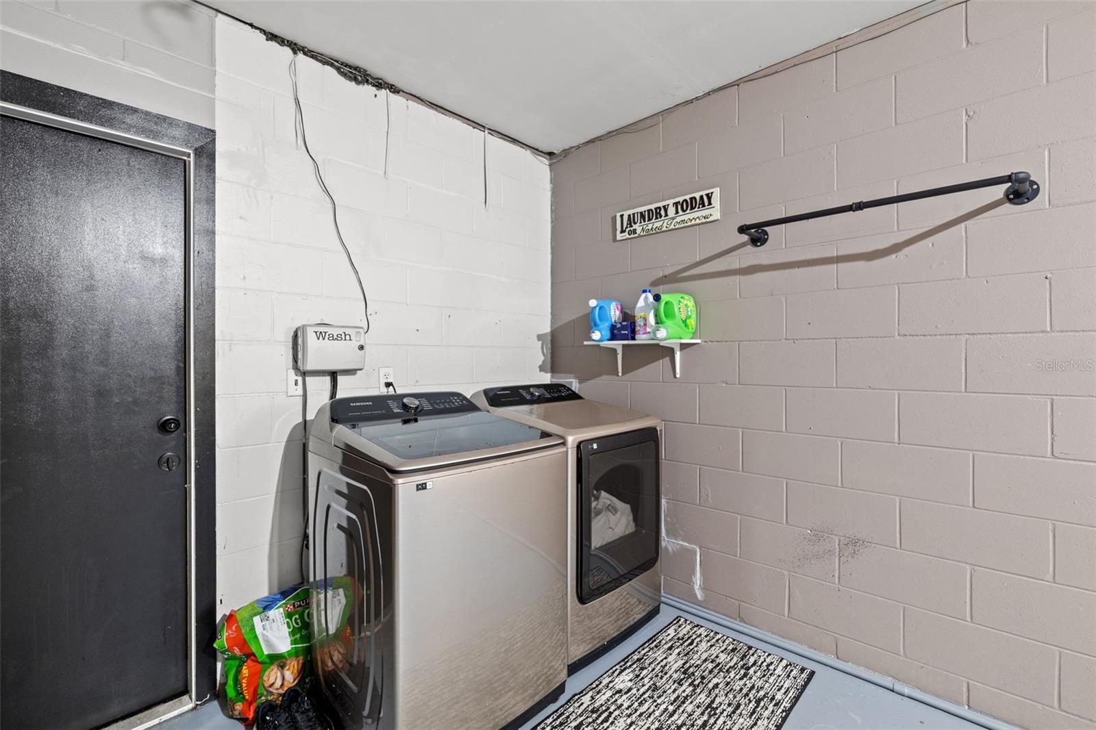 Washer/Dryer located in Garage