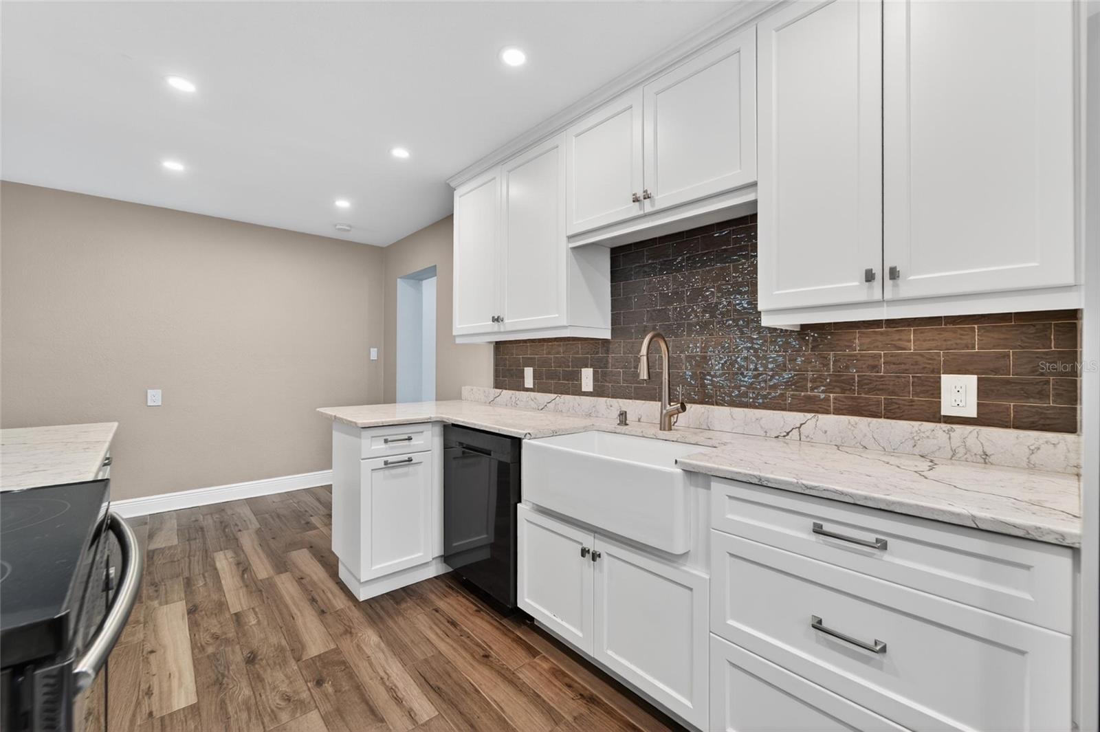 wood cabinets