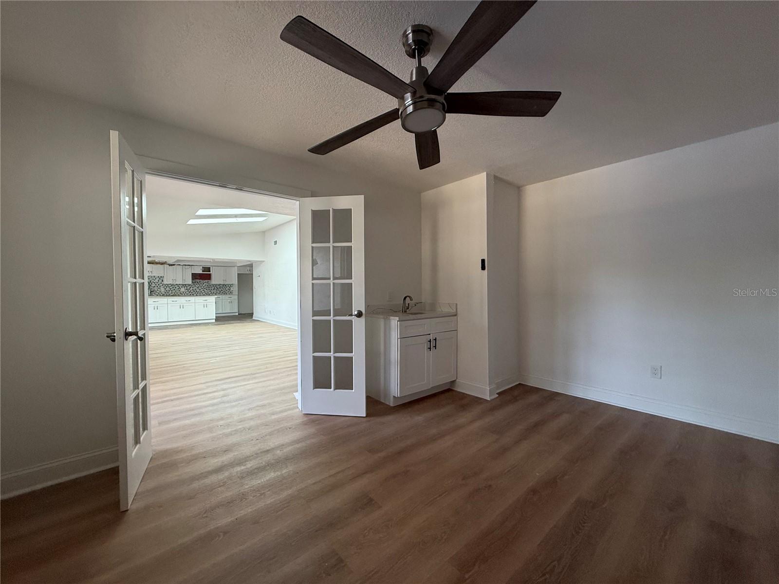 Home office, den - off of the family room