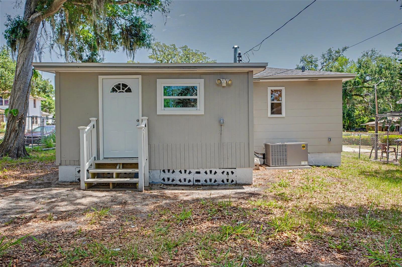 Back of house.