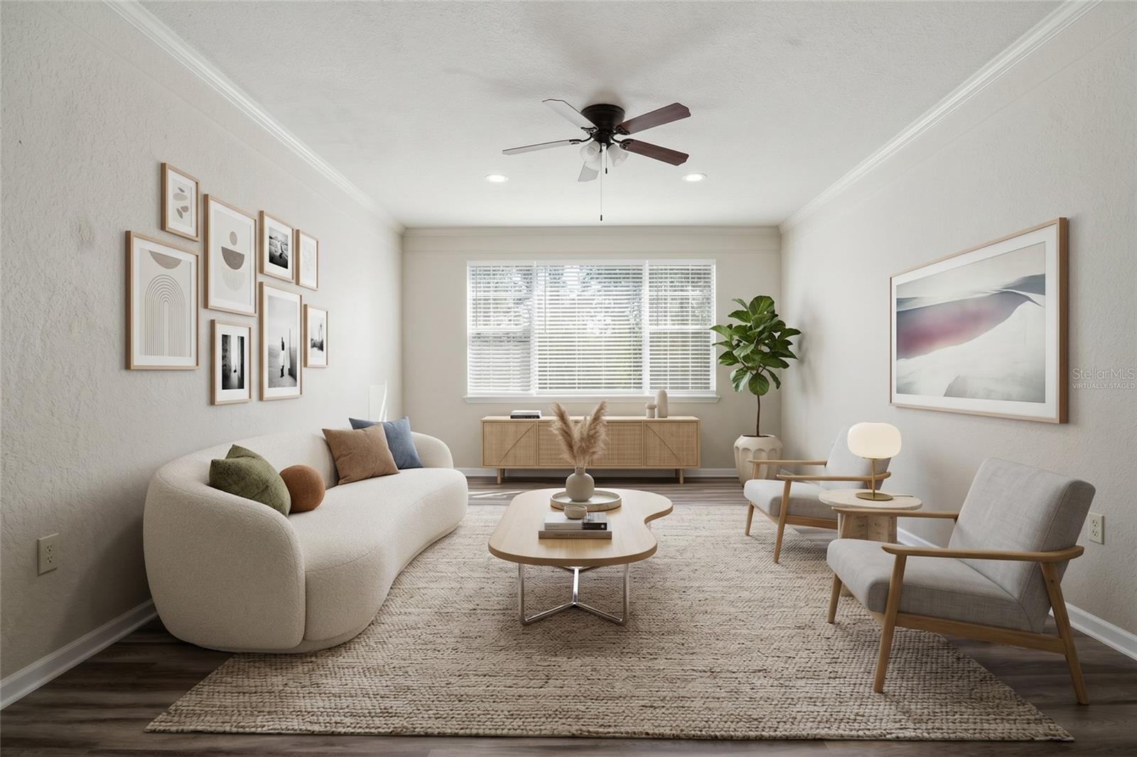 Virtually Staged Great Room