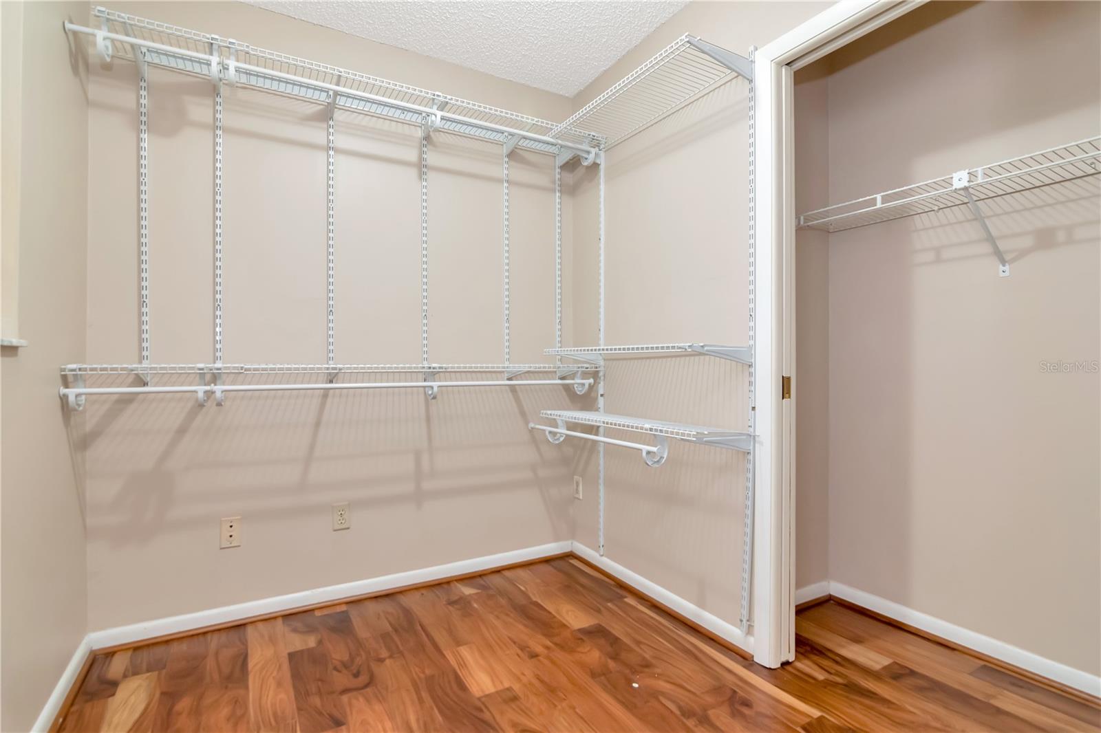 Huge Primary Closet
