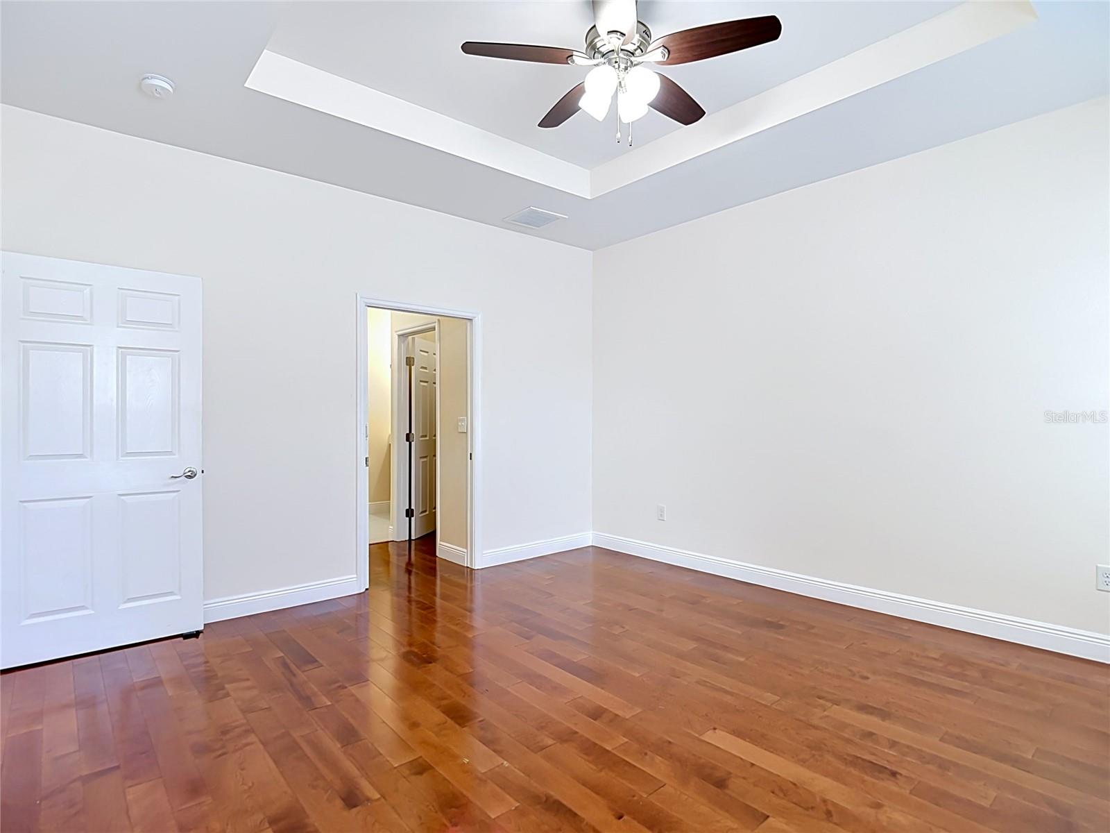 Primary Bedroom at rear of home