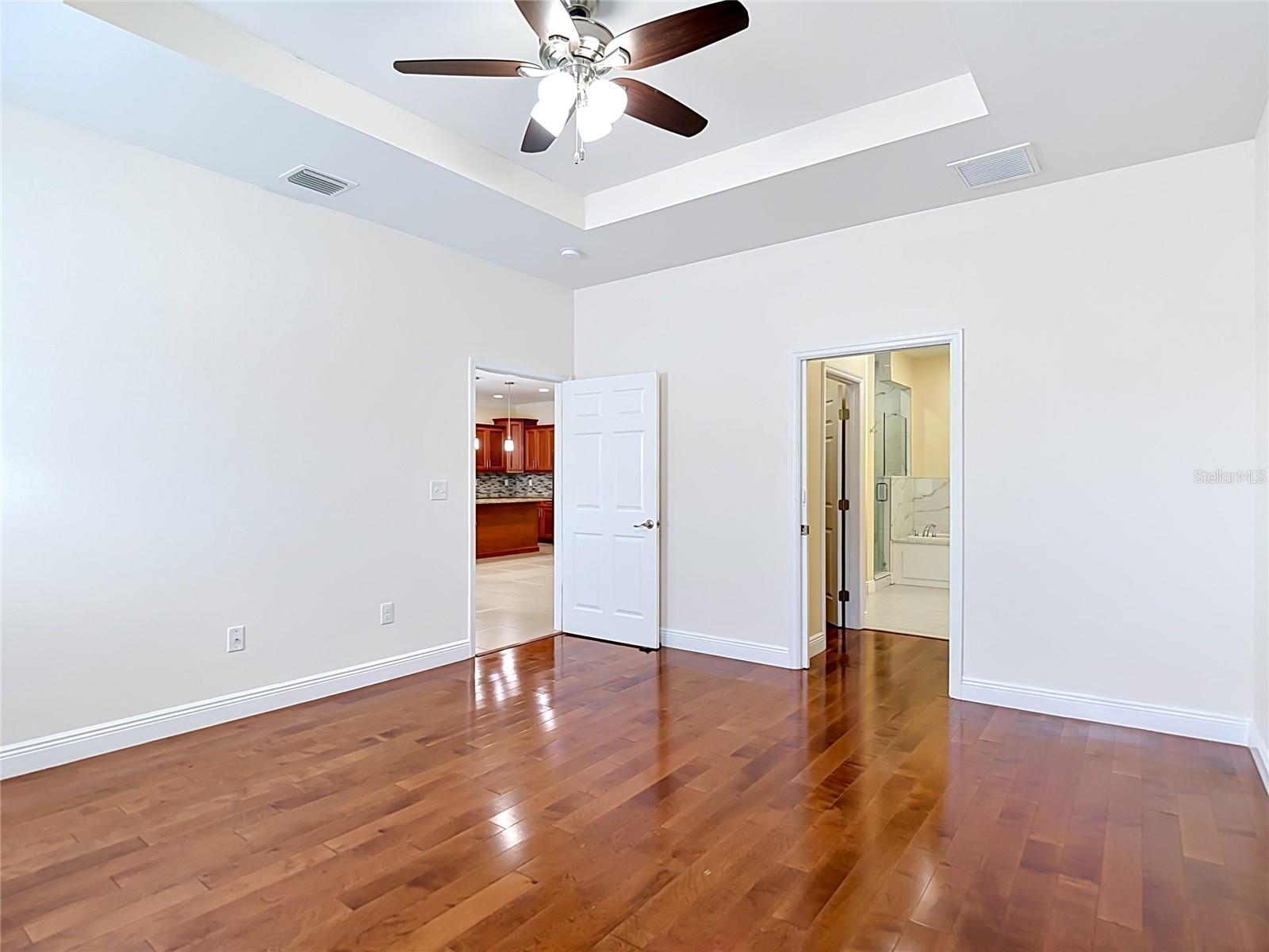 Primary Bedroom at rear of home