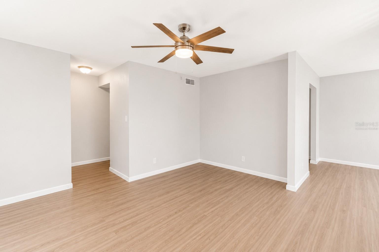 Virtually Staged Living Room