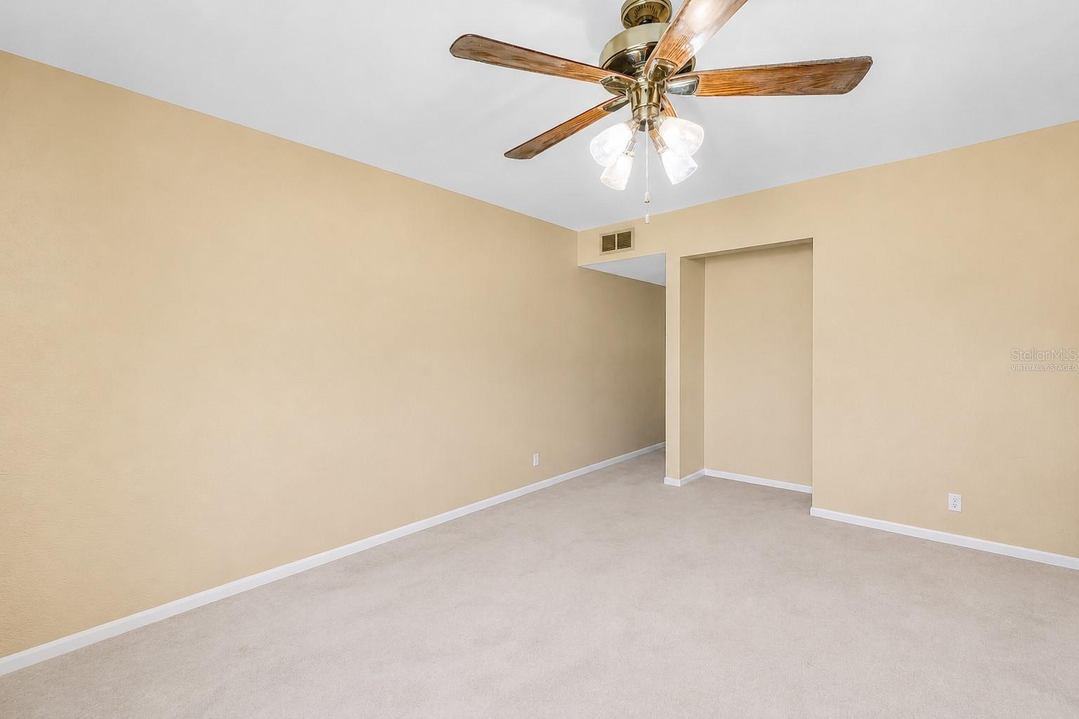 Virtually Staged Primary Bedroom