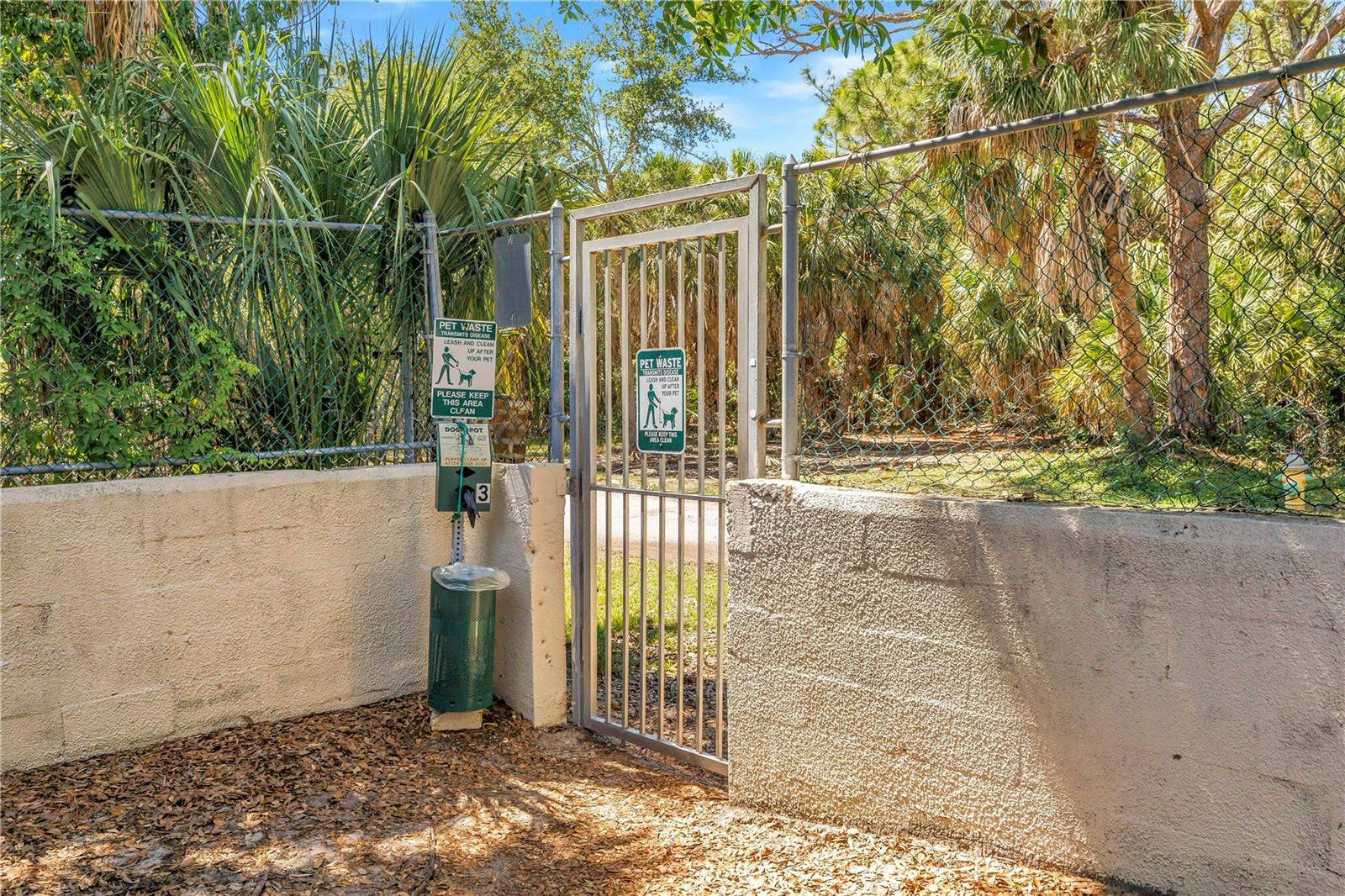 Entrance to the preserve