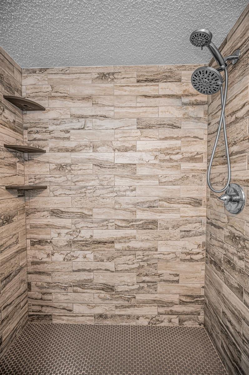 Walk in Tiled Shower