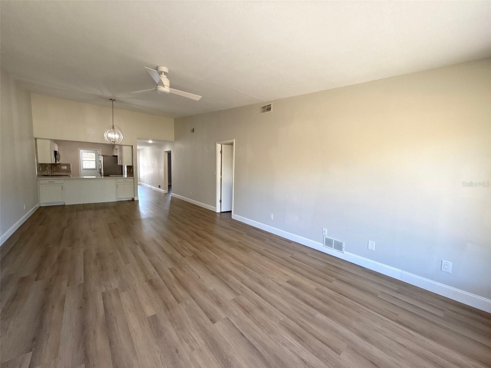 Great room from swindow