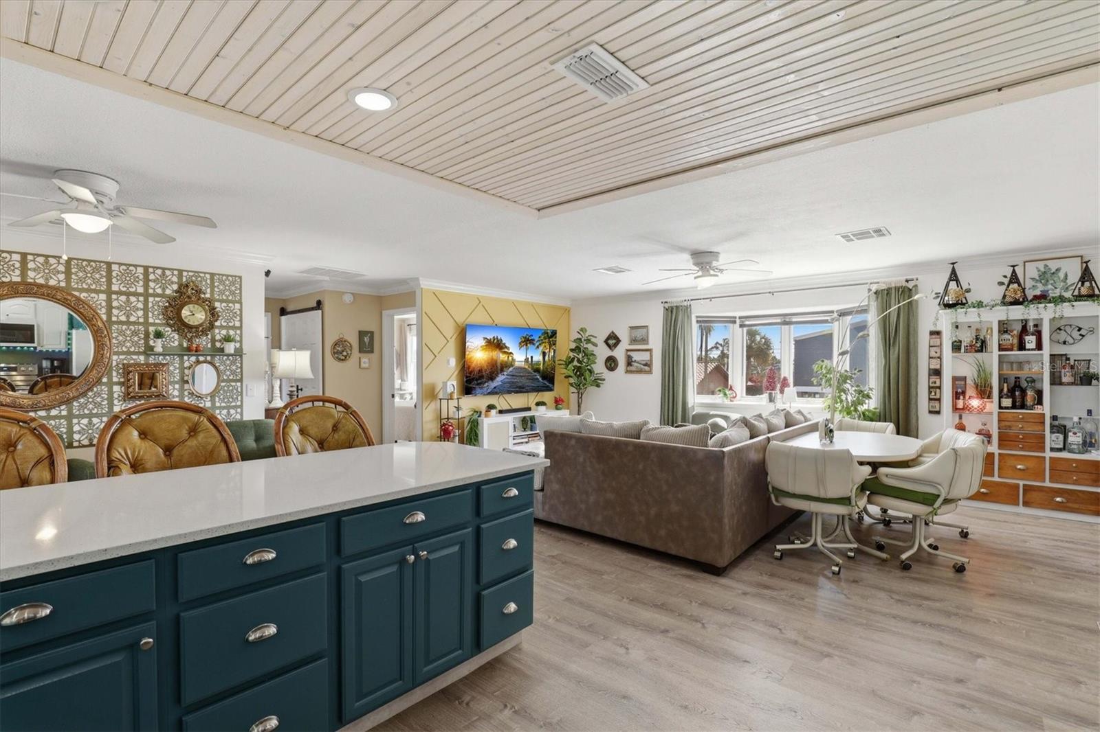 Kitchen to Living Area