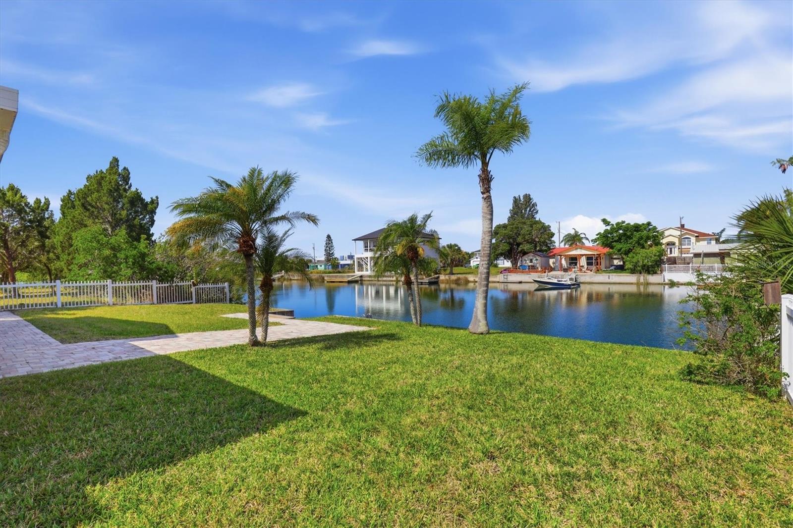 Backyard large enough for Pool, Summer Kitchen, Firepit..