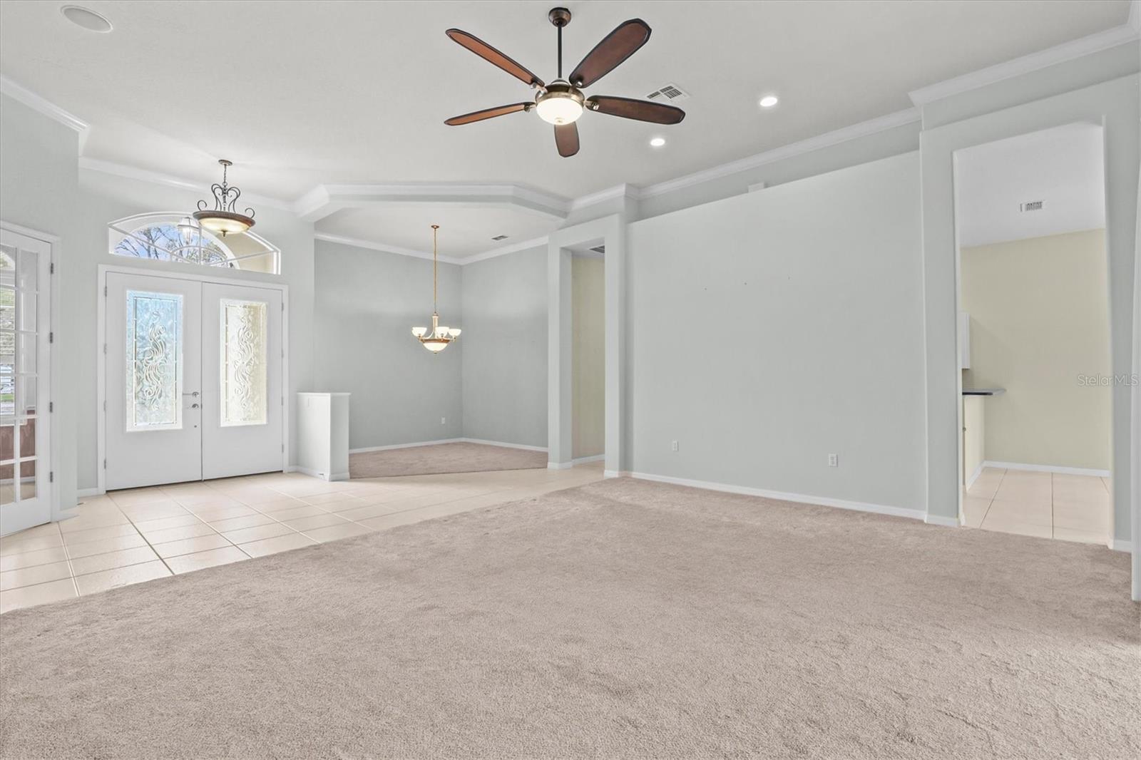 Living Room to Dining Room