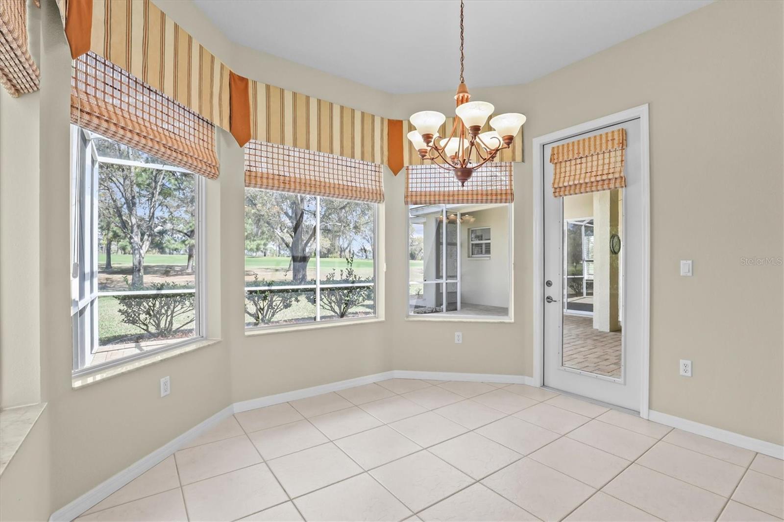 Door to Screened Enclosure from Breakfast Nook