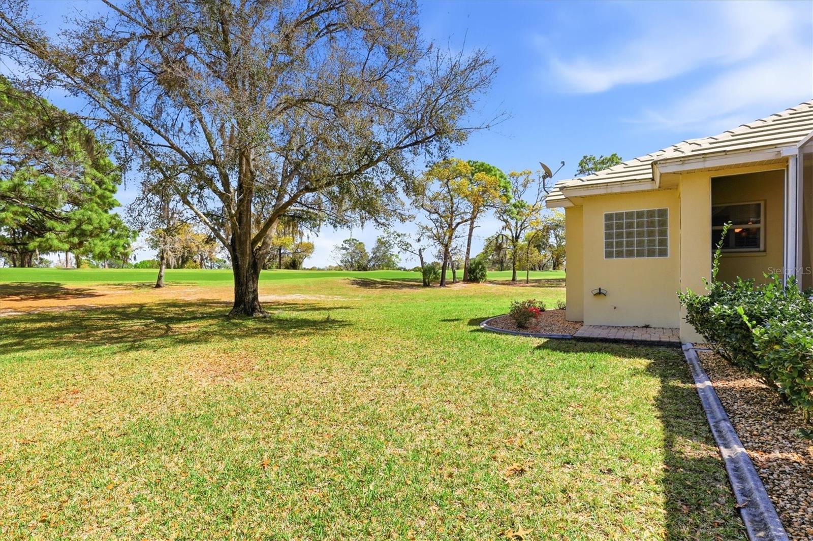 Back Exterior View of Golf Course