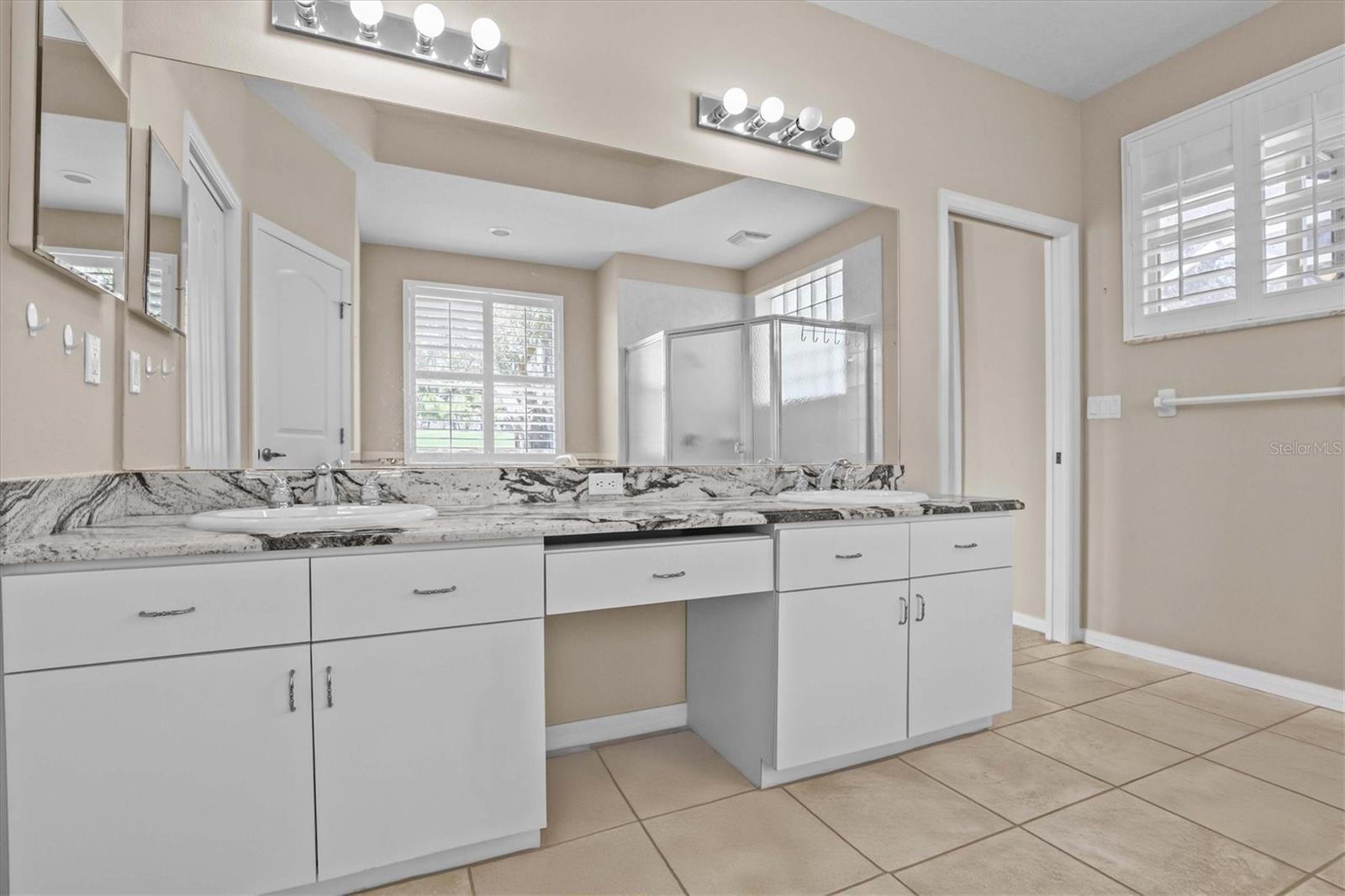 Primary Bathroom with Double Sinks
