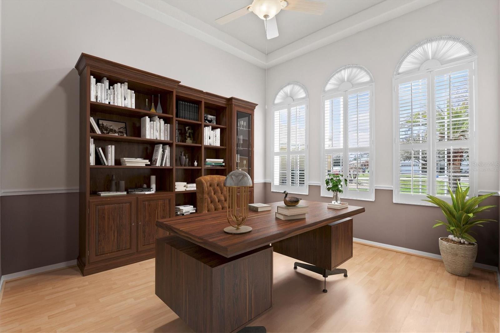 Virtually Staged Office