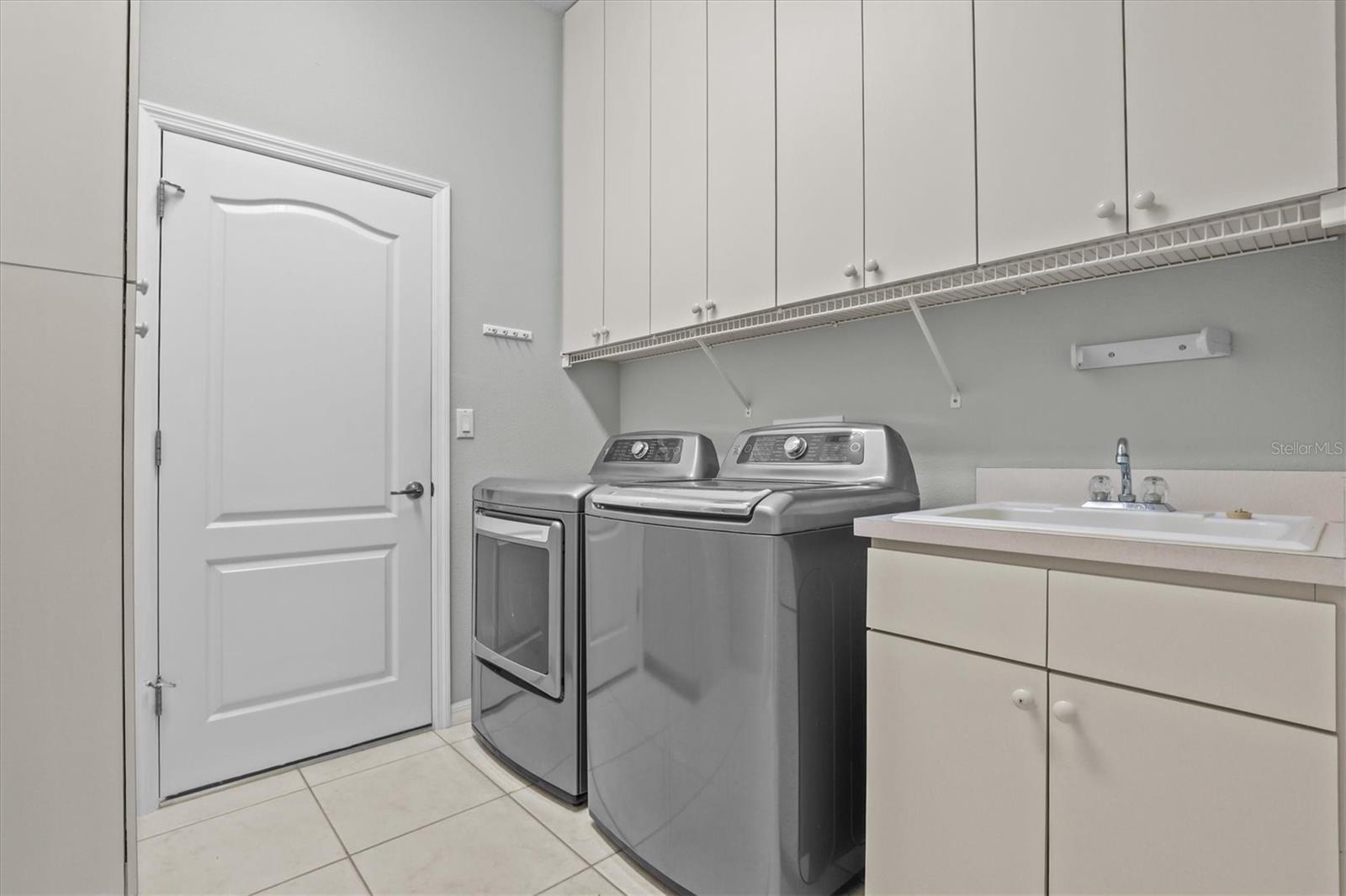 Laundry Room with Sink and Storage