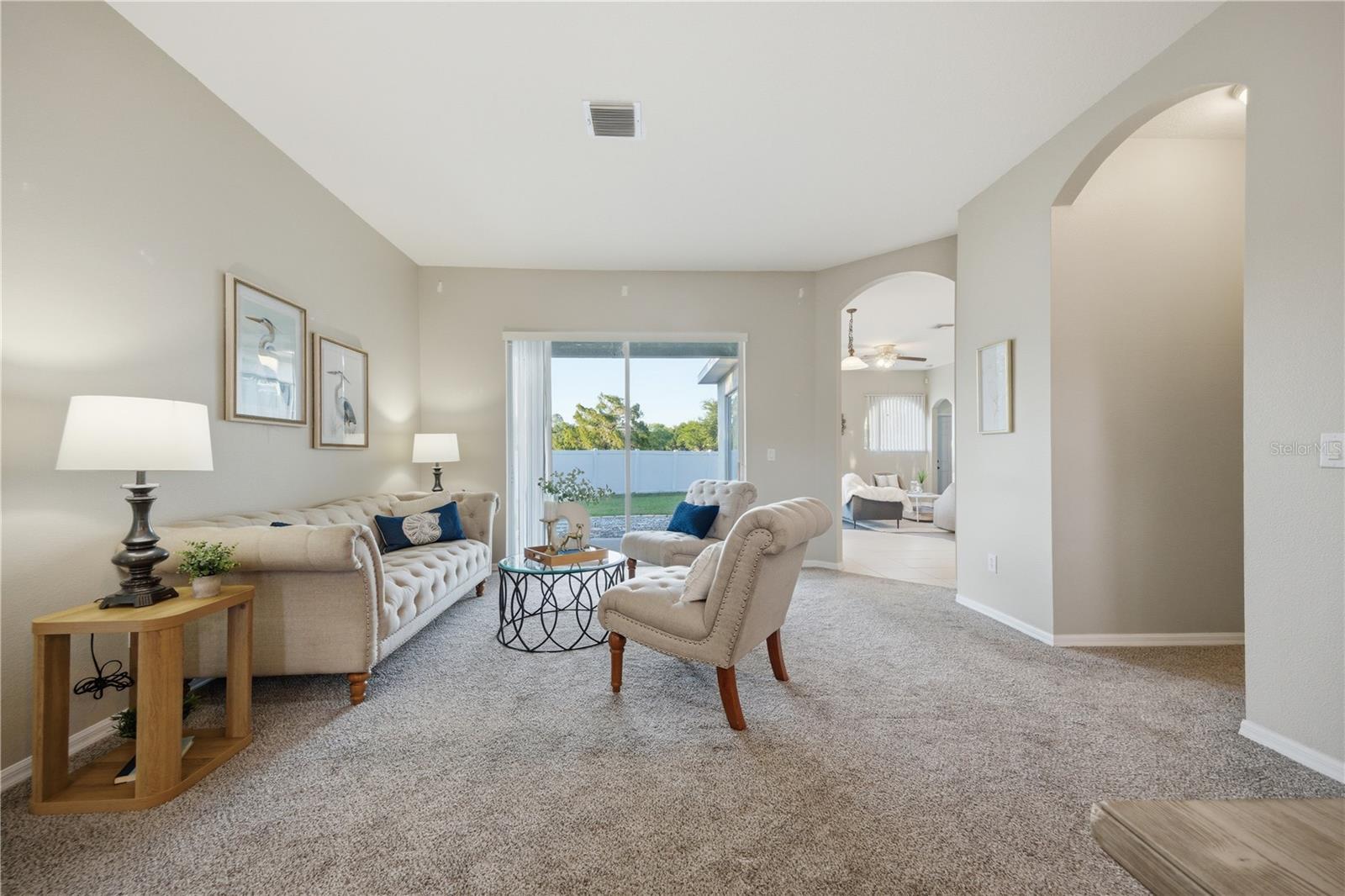 View of Living Room from Entry
