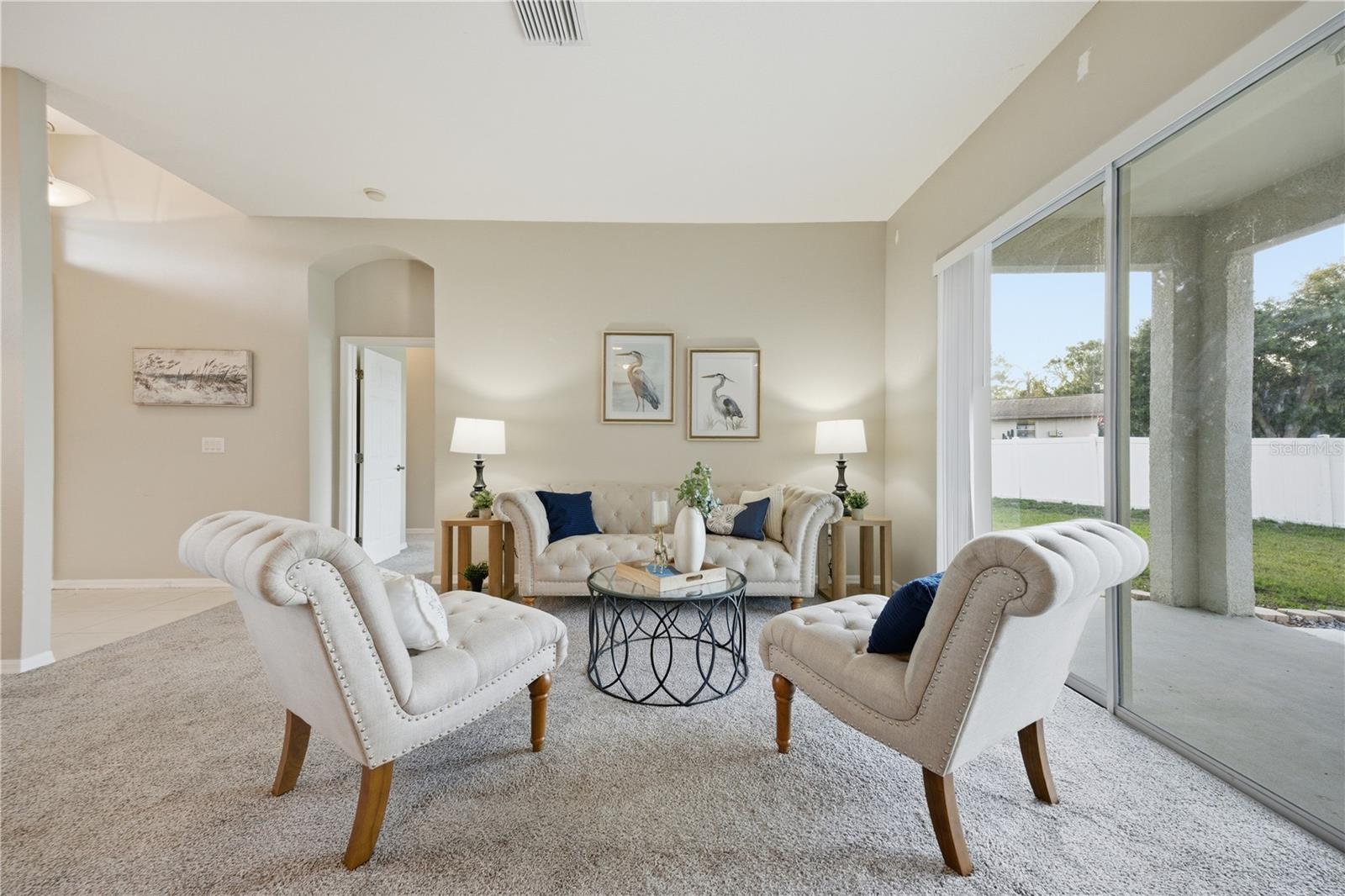 View of Living Room from Kitchen