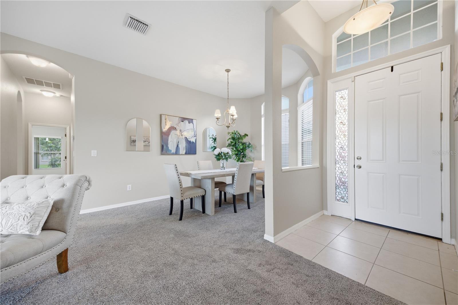 Entry and Dining Area