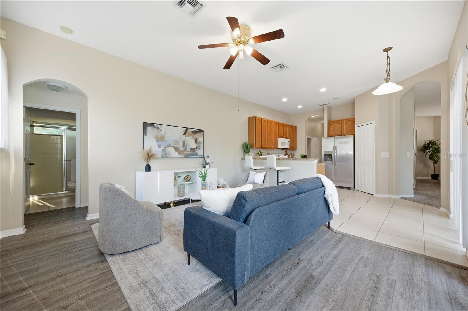 Family Room Kitchen