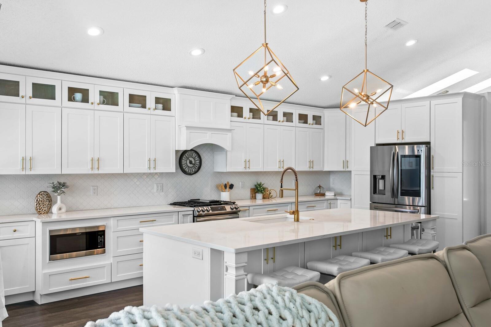 Incredible gourmet kitchen with