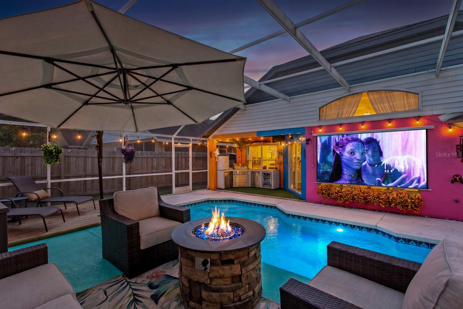 Enjoy movie night right in your backyard
