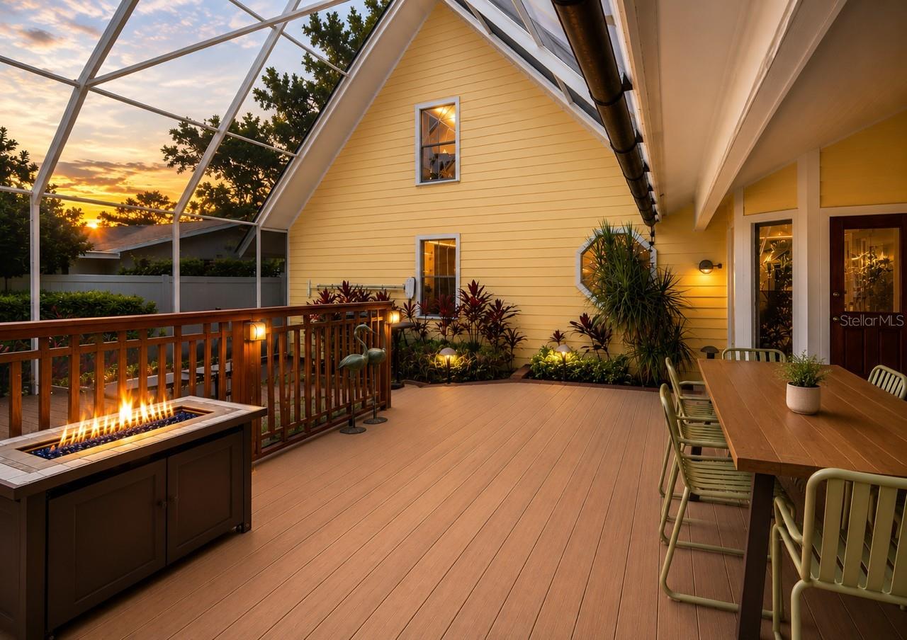 Twilight Eating Area