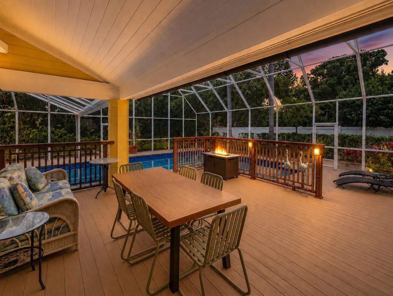 Twilight Eating Area