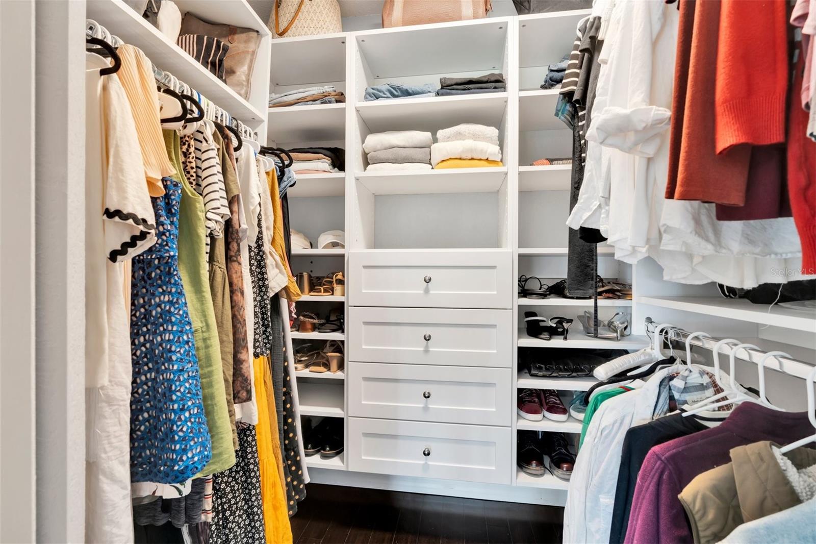 Owner's walk-in closet
