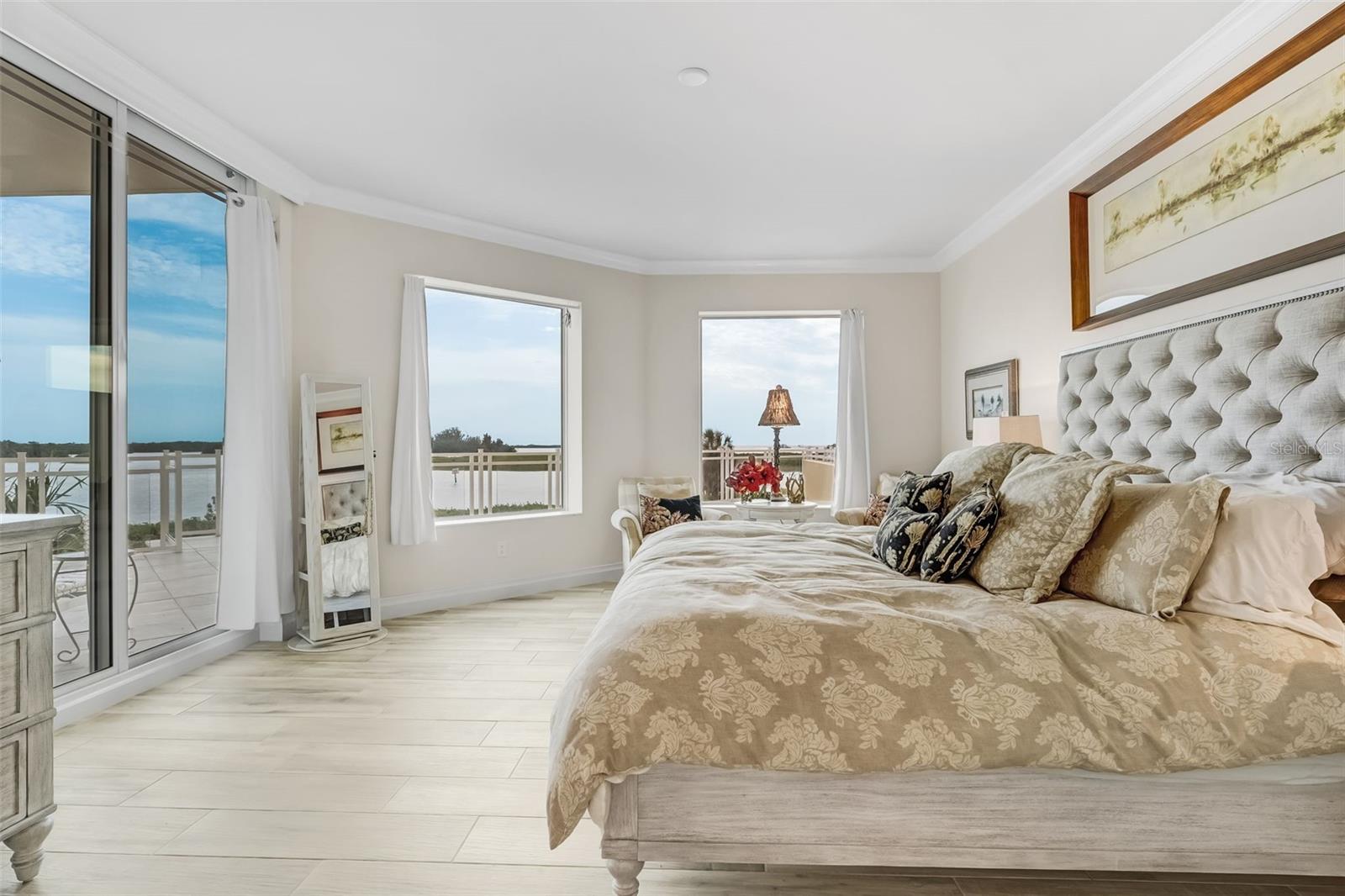 Another look at the spacious primary bedroom that offers its own private retreat.