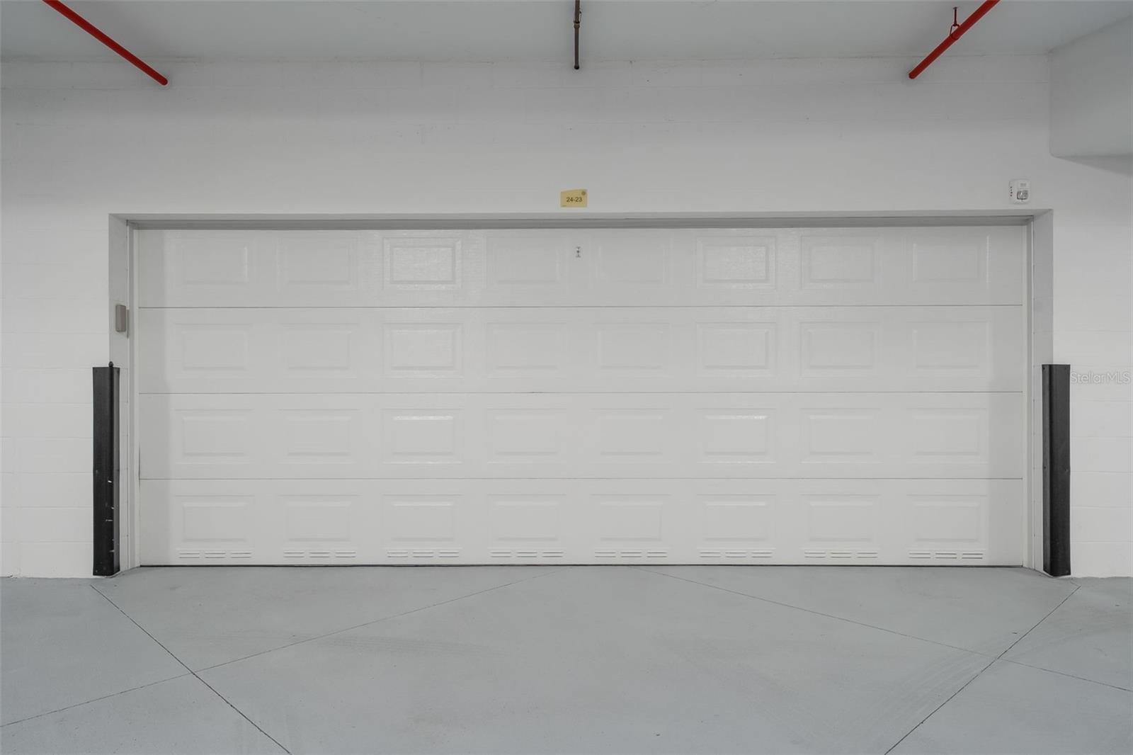 This unit comes with a 2 car garage.