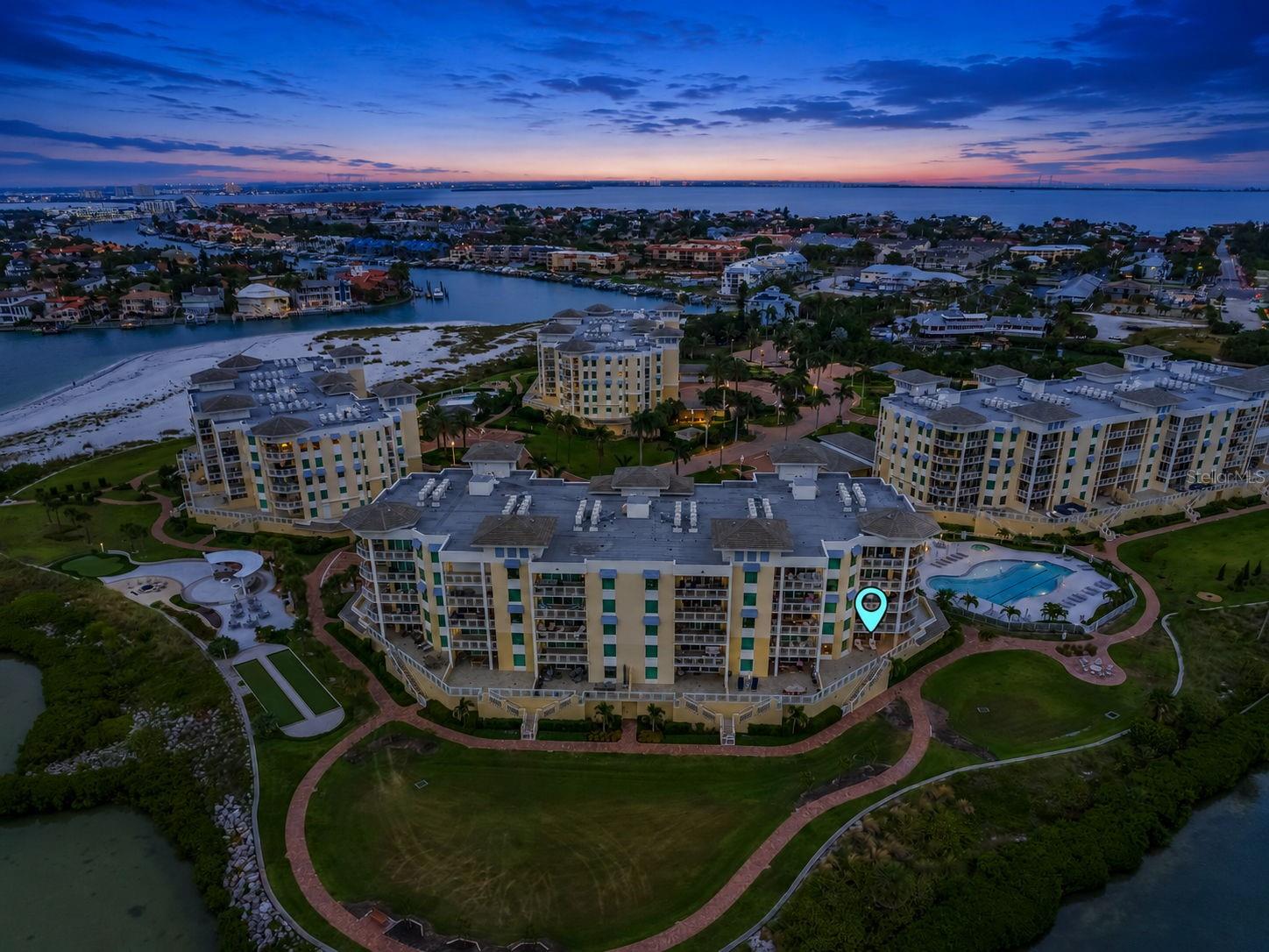 Closer look of the where the condo is situated.
